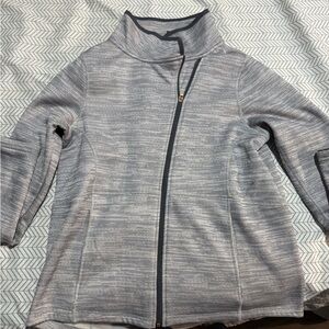Champion Gray Ski Jacket Full-Zip Lightweight